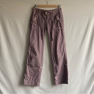 Overdyed low rise cargo pants